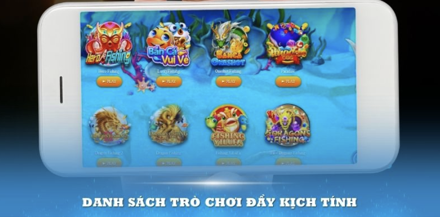 Sảnh game có nhiều lựa chọn hấp dẫn cho người chơi